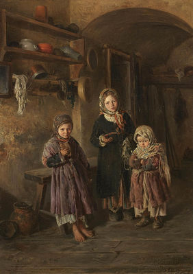 Трое беспризорных детей. 1872