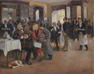 У Доминика . 1910