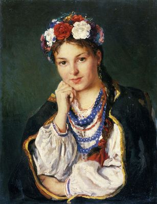 Украинская девушка . 1879