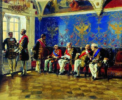 В ожидании аудиенции. 1904