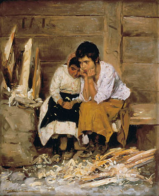 За щепой. 1892