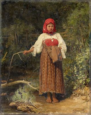 "Ферма девушка", 1883