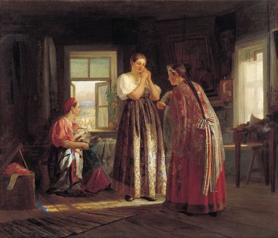 "Сборы на гулянье", 1869