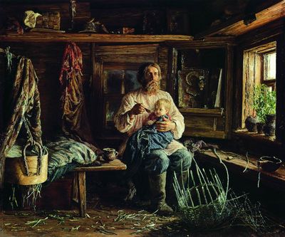 «Слепой хозяин», 1884