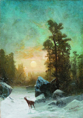 Лунная ночь. Тишина. 1875