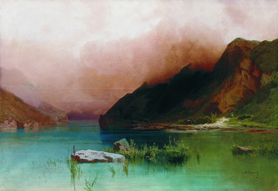 Озеро Эзель-Ам в Дагестане. 1890