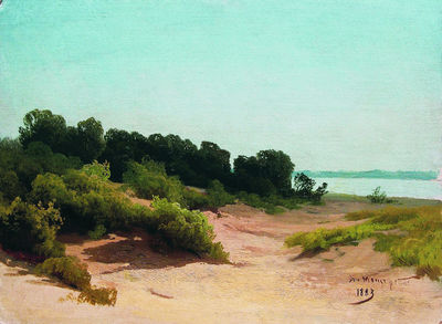 Прибрежный пейзаж. 1883
