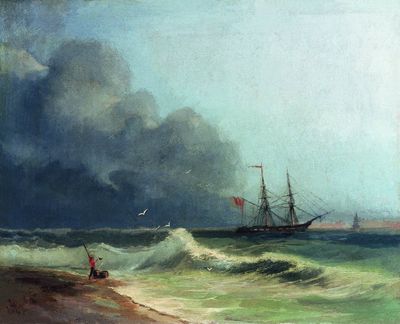 «Море перед бурей», 1856