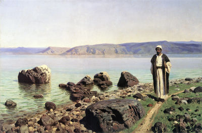На Тивериадском (Генисаретском) озере. 1889