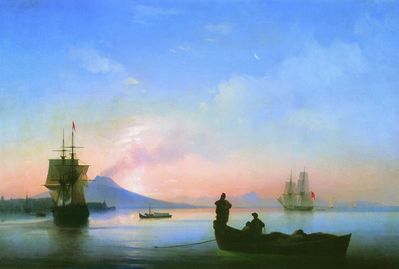 «Неаполитанский залив утром»,  1843