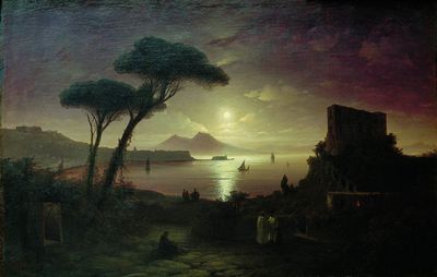 «Неаполитанский залив в лунную ночь», 1842