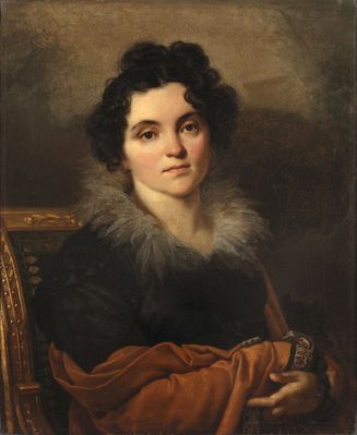 "Портрет Д. Н. Хвостовой", 1814
