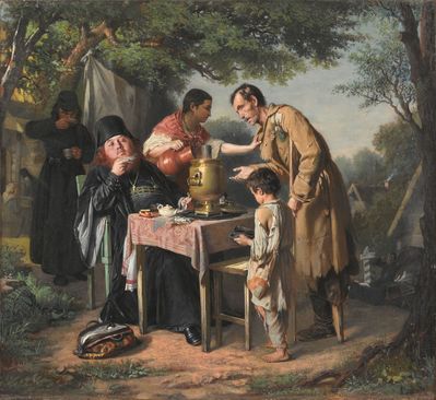 «Чаепитие в Мытищах», 1862