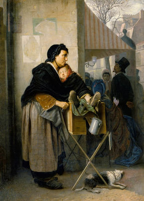 Парижская шарманщица. 1864