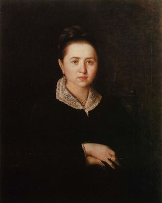 Портрет неизвестной . 1875