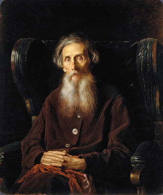 Портрет писателя Владимира Ивановича Даля. 1872