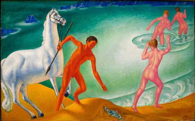 "Жаждущий воин", 1915