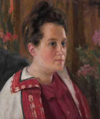 "Портрет Юлии ивановны Казариной", 1900