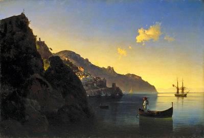 «Побережье в Амальфи», 1841