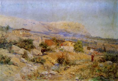 Балканский пейзаж. 1877