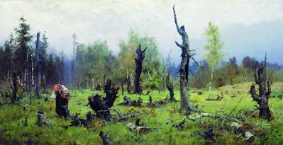 Горелый лес. 1881