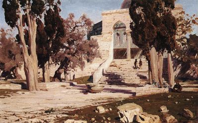 Мечеть Омара. Харам-эш-Шериф. 1882