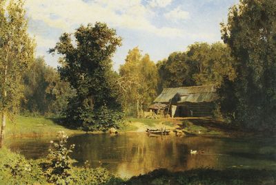 Пруд в Абрамцеве. 1883