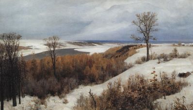 Ранний снег. Бёхово. 1891