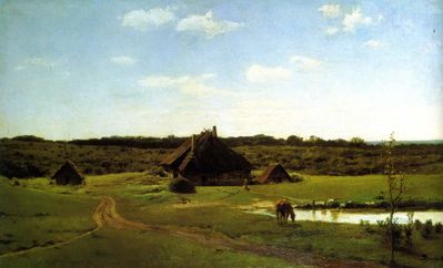 Скотный двор в Абрамцево. 1881