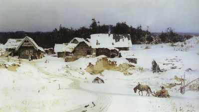 "Поленов Зима. имоченцы", 1880,