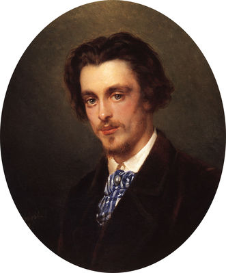 Портрет В.Е.Маковского, брата художника. 1868