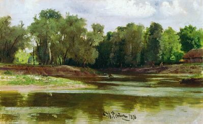 Берег реки. 1876