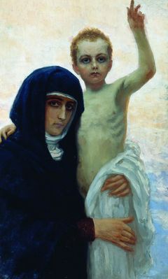 Богоматерь с младенцем. 1896