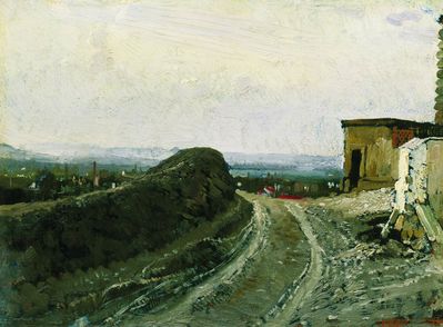 Дорога на Монмартр в Париже. 1875-1876