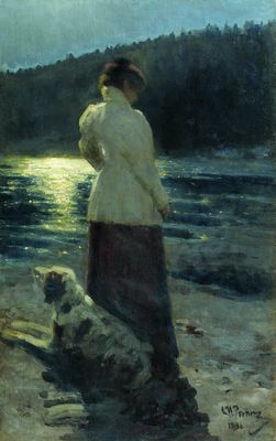 Луная ночь. Здравнево. 1896