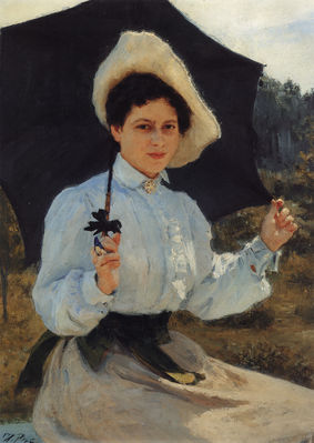 На солнце. 1900