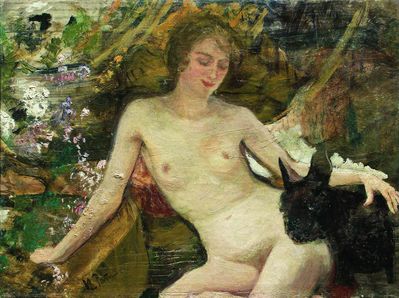 Натурщица. 1920-е