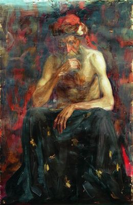 Натурщик в тюрбане. 1890-е