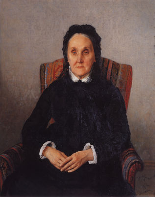 Портрет А.Д.Третьяковой. 1878