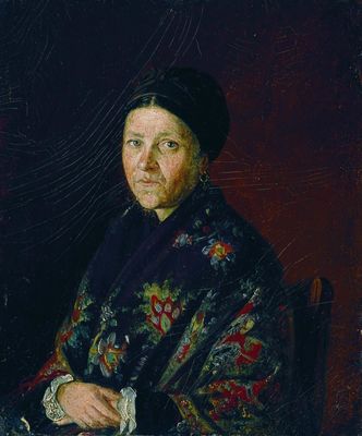 Портрет А.С.Бочаровой, тетки художника. 1859