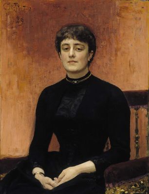 Портрет Е.Н. Званцевой. 1889