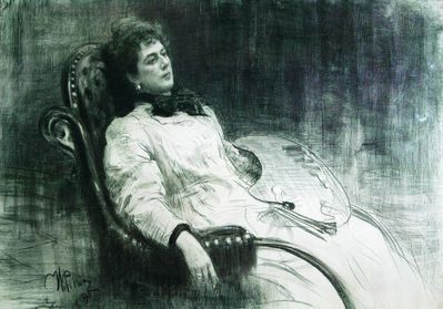 Портрет М.К.Тенишевой. 1898