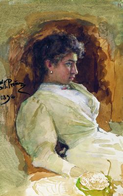 Портрет Н.и. Репиной. 1896
