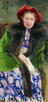 Портрет Надежды Борисовны Нордман-Северовой. 1909