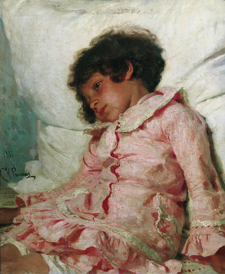Портрет Нади Репиной. 1881