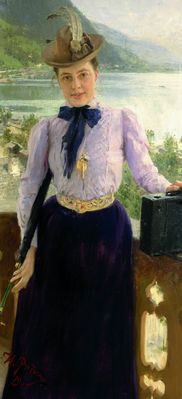 Портрет Наталии Борисовны Нордман. 1900
