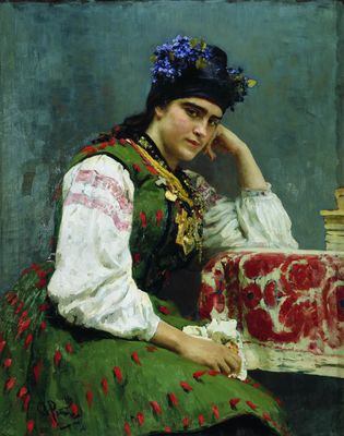 Портрет С.М. Драгомировой. 1889