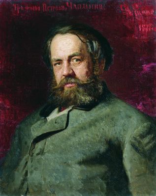 Портрет Т.П. Чаплыгина, двоюродного брата и.Е. Репина. 1877