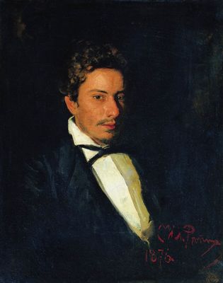 Портрет В.Е. Репина, брата художника. 1876