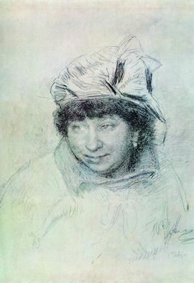 Портрет Веры Репиной. 1925